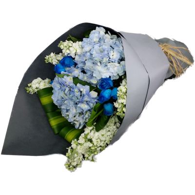 Blue Flowers Bouquet